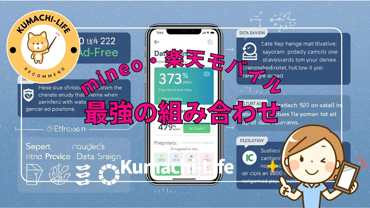 mineo・楽天モバイル最強の組み合わせ