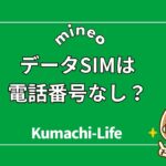 データSIMの電話番号は